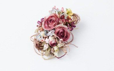 シルクのコサージュ（小）