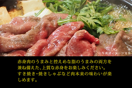 ＜宮崎牛赤身スライス400g(ギフト仕様)＞3か月以内に順次出荷