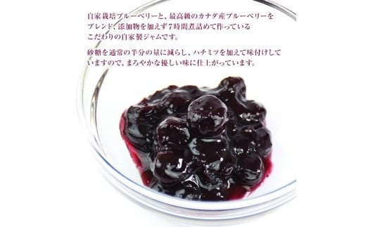 ＜ソフトクリーム屋さんの自家製ブルーベリージャム250g×3＞2か月以内に順次出荷 ジャム 3個