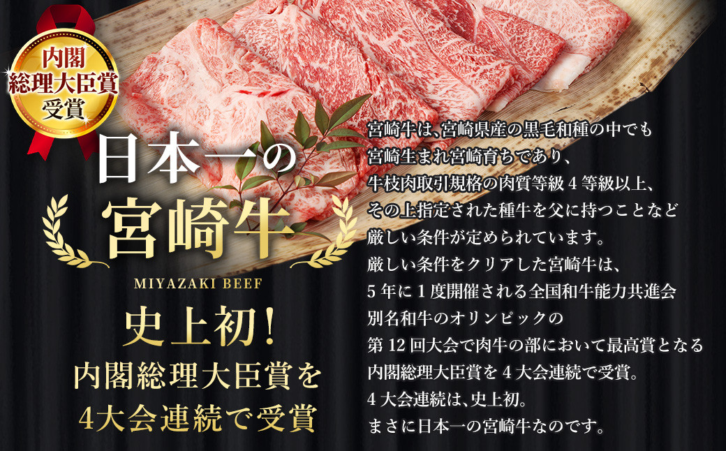 ＜宮崎牛 もも・うで すき焼き・しゃぶしゃぶ用 1kg＞翌月末迄に順次出荷