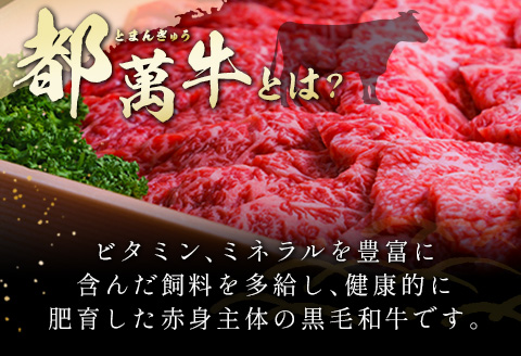 黒毛和牛＜都萬牛＞ロースすきしゃぶ 300g すきやき しゃぶしゃぶ【B576-2603】