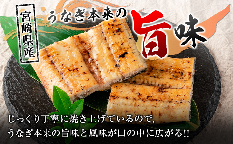「こだま鰻」宮崎県産 うなぎ白焼き（1尾）200g以上 国産 真空パック【B661】