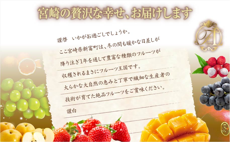 旬のくだもの定期便 「特選コース」 全12回 マンゴー いちご マスカット 国産 宮崎【G52】