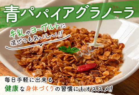 青パパイアグラノーラ（100g×3袋）自家製酵素シロップ使用【A294】