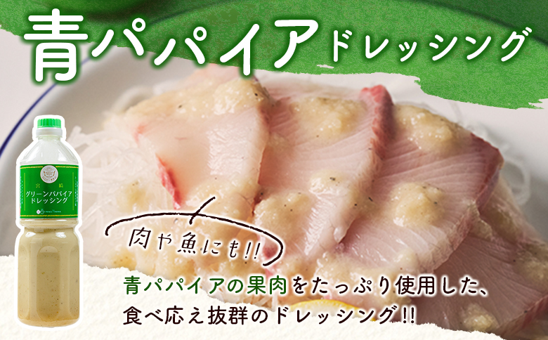 業務用 青パパイアドレッシング 900ml 国産 調味料【A317】