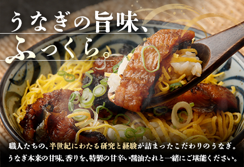 新仔!!味鰻うなぎ蒲焼3尾（無頭）・鰻丼の素6袋セット 本格手焼備長炭蒲焼【E164-2311-60】