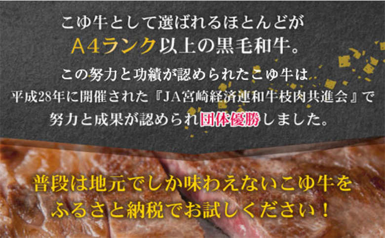 ［50セット限定］こゆ牛バラエティ 3ヵ月定期便（A4等級以上）※2026年4月配送開始【E142-02】
