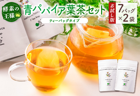 ［お試し］グリーンパパイアティー 葉茶セット（ティーバッグタイプ）ポスト投函【P2】