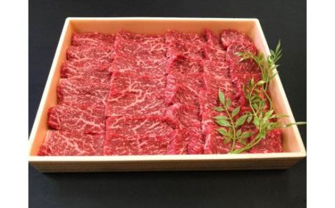 宮崎黒毛和牛『こゆ牛』赤身焼肉 600g A4等級以上【C262】