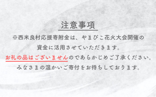 花火大会寄附（返礼品なし）