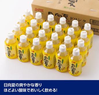 サンA日向夏ドリンク280ml×24本セット【日向夏 果汁飲料 フルーツジュース ペットボトル 宮崎】[F3028]