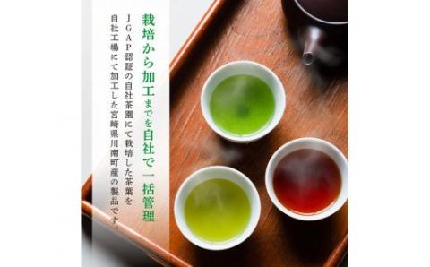 「六車農園」お茶Ｍセット 【 お茶 ３種 深蒸し 煎茶 ほうじ茶 かぶせ茶 お湯出し 水出し九州産 宮崎県産 川南町産 ティーバック 】[C08705]
