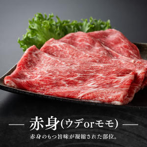 【令和8年2月発送】宮崎牛赤身(ウデorモモ)霜降りすきしゃぶ2種400g 【 肉 牛肉 スライス すき焼き しゃぶしゃぶ 】 [D11122r802] 【令和8年2月発送】