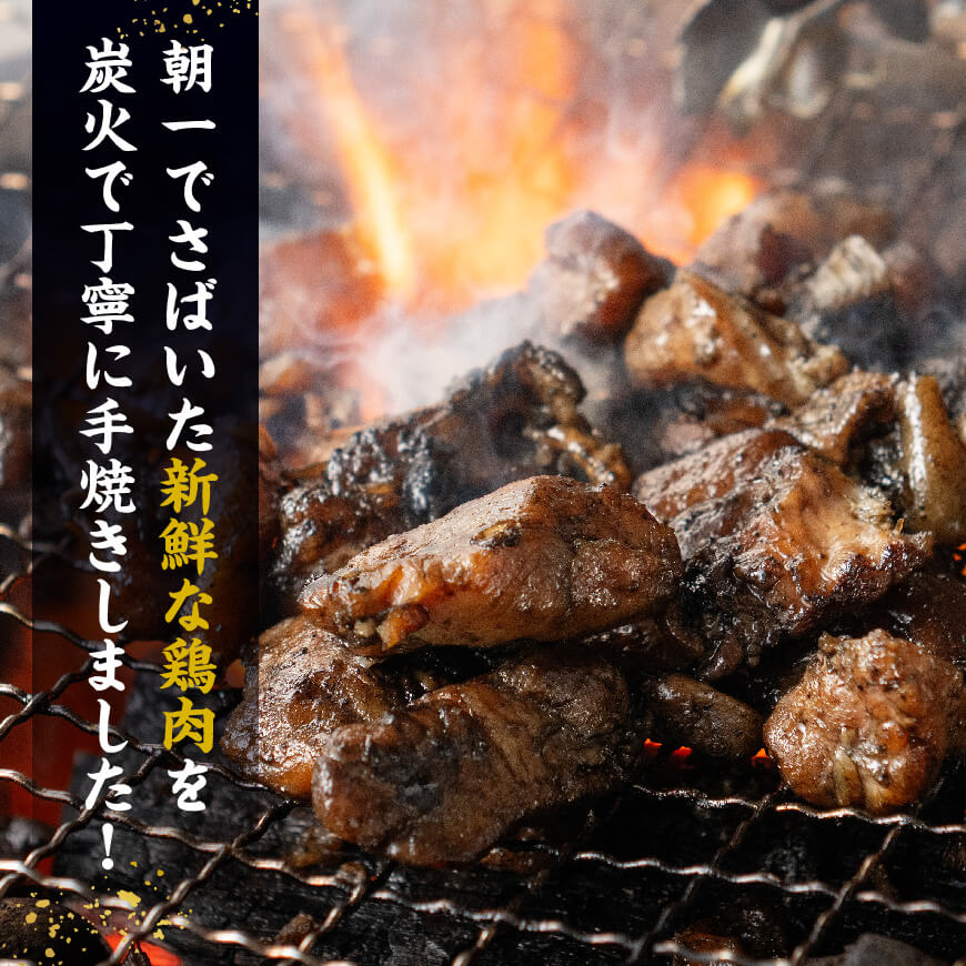 鶏の炭火焼（宮崎の技セット）　炭火焼 ゆずこしょう 鶏肉[H1404]