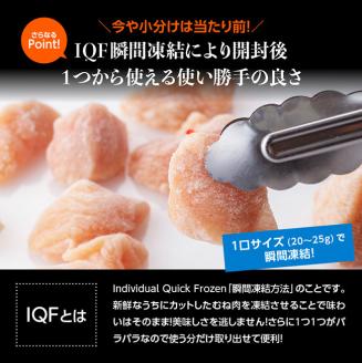【6ヶ月定期便】宮崎県産若鶏むね切身 計4kg (250g×16袋) 　肉鶏鶏肉とり肉国産鶏肉九州産鶏肉宮崎県産鶏肉定期便鶏肉送料無料鶏肉 [D00708t6]