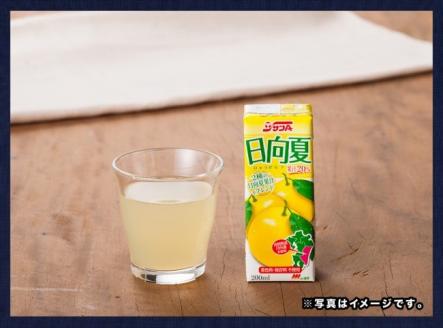 『サンA日向夏ドリンク』200ml×48本セット 【 日向夏 ジュース ドリンク 果汁飲料 紙パック 】[F3023]