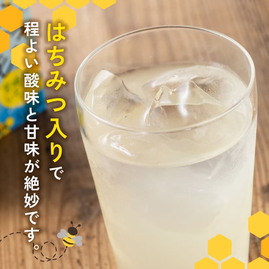 サンAはちみつレモン　125ml紙パック×24本×2ケース 【 飲料 ジュース はちみつ レモン れもん マイヤーレモン 九州産 紙パック 送料無料 】 [C03020]