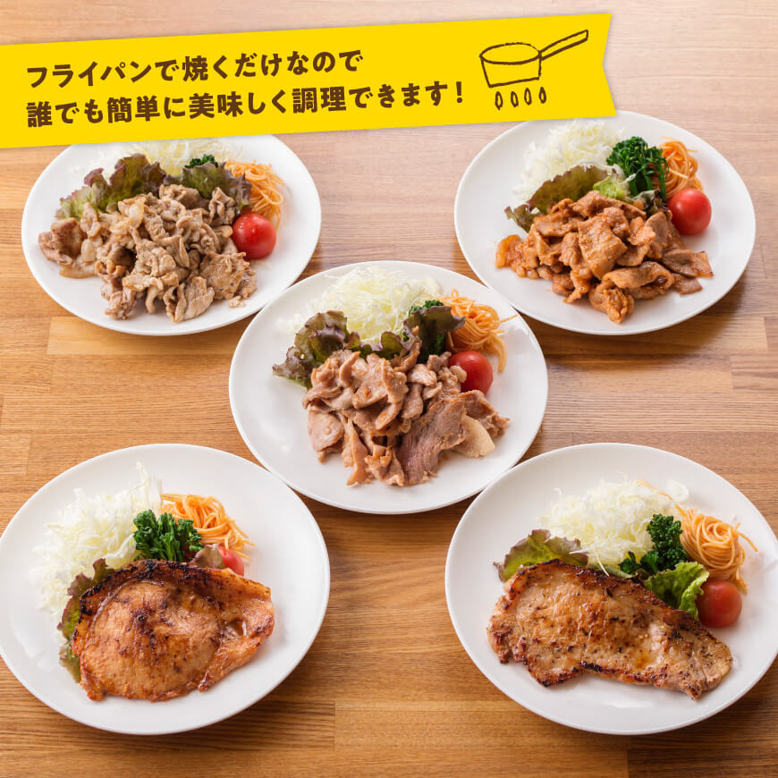 【3ヶ月定期便】月替わりおかずセット【 肉 豚 豚肉 ロース ハンバーグ カレー  】[D07503t3]