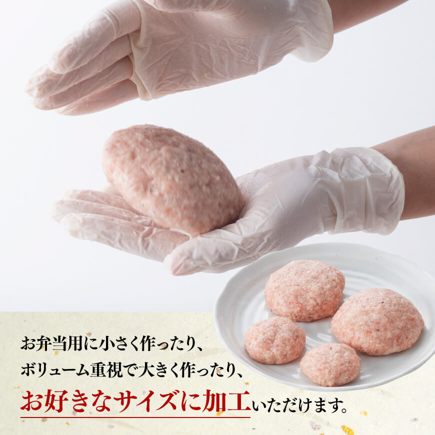 【豚肉】「まるみ豚」宮崎県産豚肉時短セット 【肉 豚肉 ハンバーグ 総菜】 [D11504]