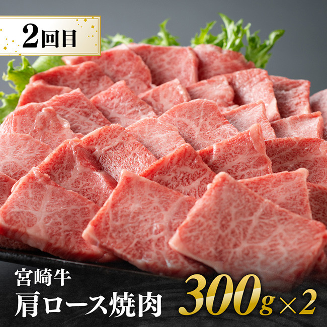 【3ヶ月定期便】  宮崎牛焼肉 部位別便　牛肉[E11126]