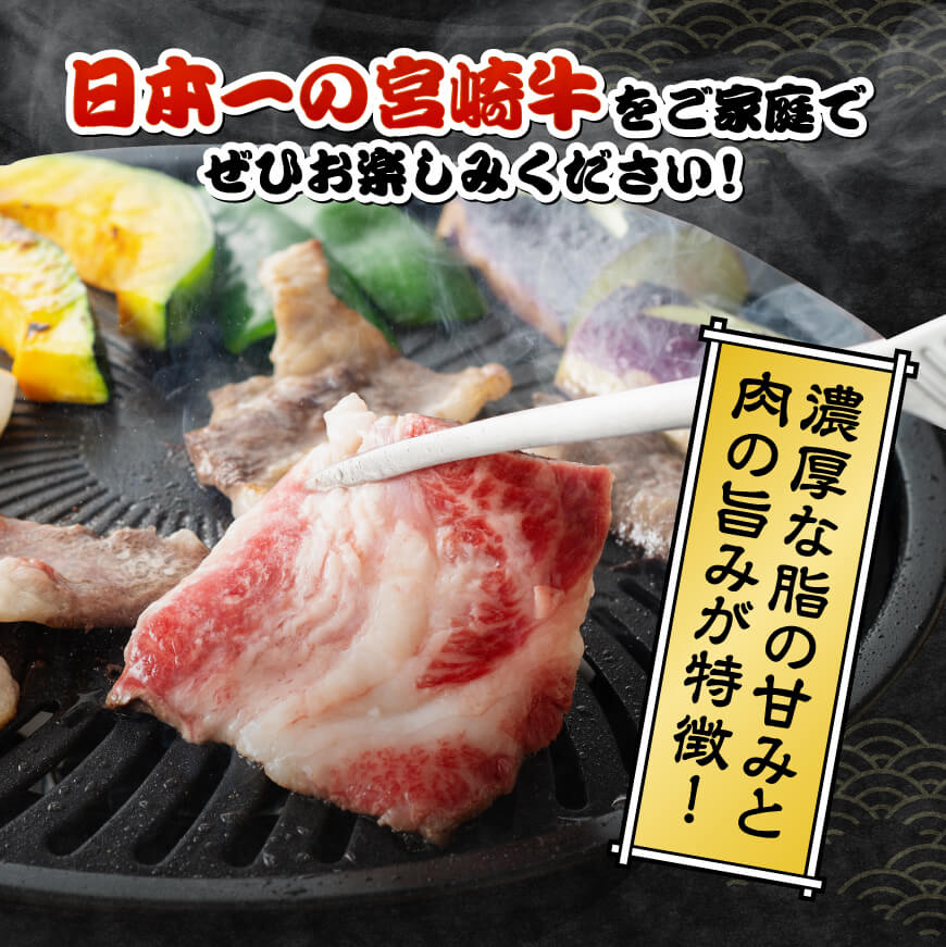 【令和8年3月発送】【訳あり】 宮崎牛 カルビ（ バラ ） 焼肉 1kg 【 肉 牛肉 焼肉 BBQ 焼き肉 焼くだけ おかず 簡単調理 】[E11138r803] 【令和8年3月発送】