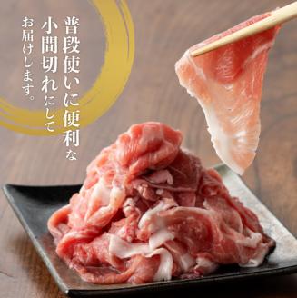 【小分け！】宮崎県産豚肉　放牧豚こま切れ　10袋(計2.5㎏)　豚肉[C08105]
