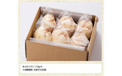 『押川春月堂本店』生メロンパン6個【スイーツ おやつ パン 大人気 生クリーム 川南町】[H2706]