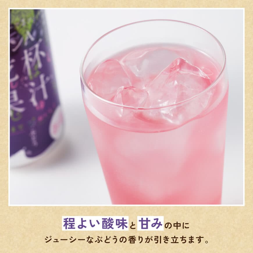 サンA乾杯果汁ぶどう酎ハイ　350ml缶×24本 【 飲料 酎ハイ お酒 ぶどう 宮崎県産 】 [C03023]