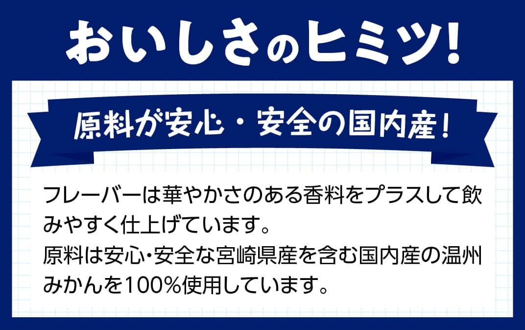 サンAみかんジュース100% 125ml紙パック×24本×2ケース 【 ふるさと納税 飲料 オレンジ ジュース みかん ミカン 温州みかん 紙パック 川南町 国内産 九州 宮崎県 送料無料 】 [C03026]