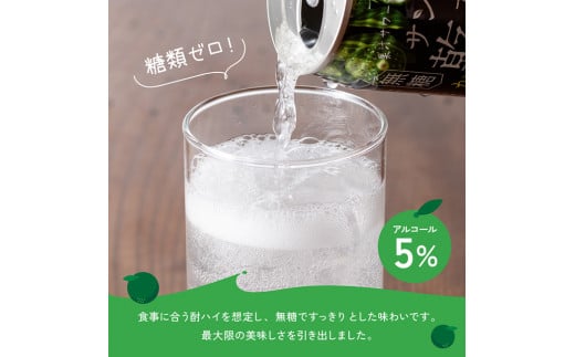 【6ヶ月定期便】サンA酎ハイ「乾杯果汁」２種セット計48本 酒お酒チューハイ日向夏(度数３%)へべす(度数５%)セットリキュールアルコール全6回 [E3001t6]