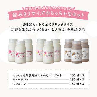 牛乳屋さんのちっちゃなセット 【 アリマン 飲料類 ドリンク 牛乳 加工品 乳製品 】［E2902］