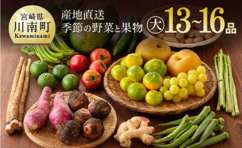 産直　おすず村　厳選詰め合わせセット（大） 【 旬野菜 フルーツ 直売所 産地直送 宮崎県産 】[G3803]