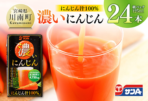 サンA濃いにんじん(にんじん汁100%)24本セット【野菜飲料 野菜ジュース ドリンク 健康 美容】[C03071]