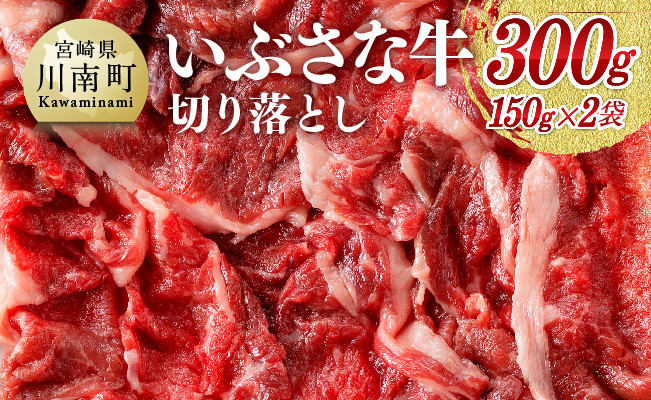 いぶさな牛　切り落とし150g×2 【 肉 牛肉 黒毛和牛 精肉 希少 】 [G0501]