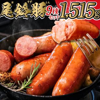 [PREMIUM PORK]尾鈴豚ハム・ソーセージ 詰め合わせ 9種 肉豚肉惣菜豚肉豚国産豚肉宮崎県産豚肉詰め合わせ豚肉送料無料豚肉[E9207]