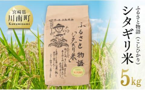 [令和6年産] 宮崎県産こしひかり「シタギリ米」5kg [ 米 お米 白米 精米 国産 宮崎県産 こしひかり おにぎり ][D04201]