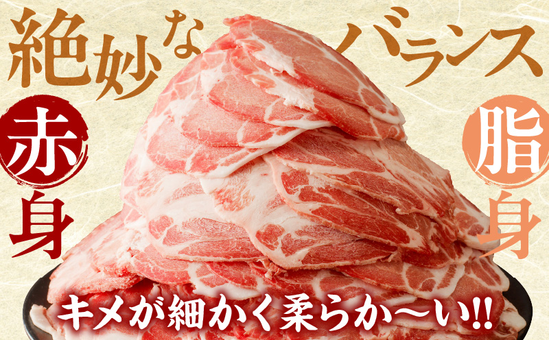 宮崎県産豚肩ローススライス計2.4kg_T009-0083【肉 豚 豚肉 おかず 国産 人気 ギフト 食品 お肉 しゃぶしゃぶ 贈り物 お土産 送料無料 プレゼント】