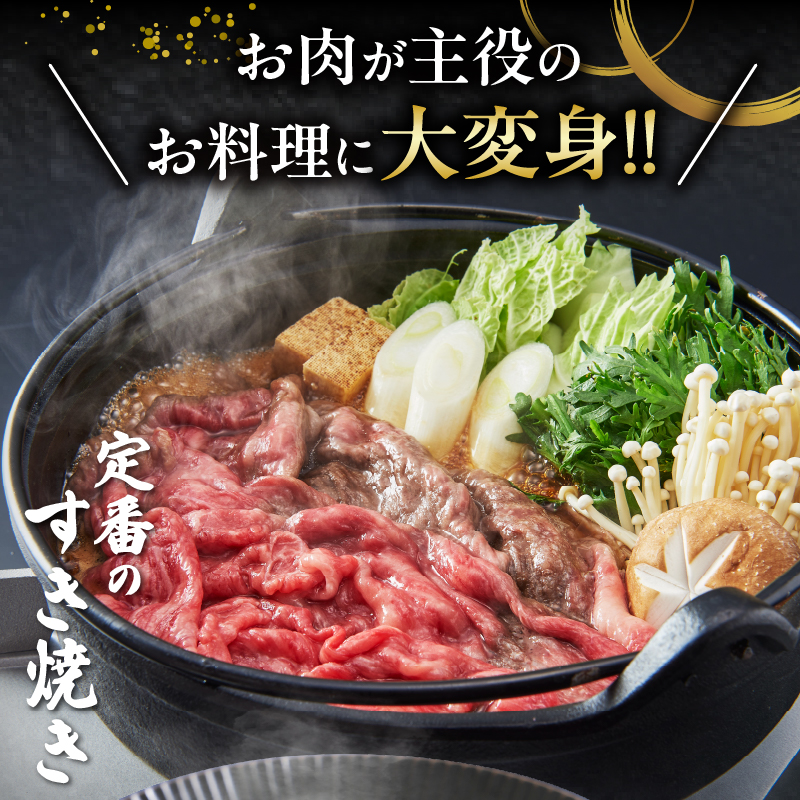 宮崎牛モモスライス(すき焼き用)計500g_T009-0212【肉 牛 牛肉 焼肉 国産 人気 ギフト 食品 おかず お肉 すきやき 焼き肉 BBQ 送料無料 プレゼント】