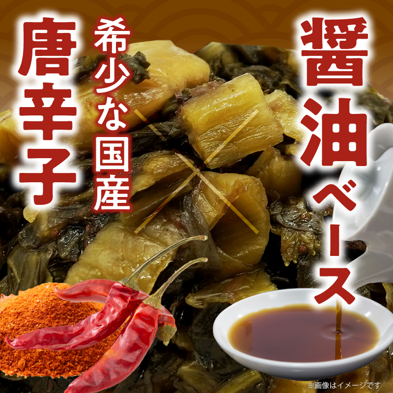 ＼ポスト投函／こだわり辛子高菜(PURE) 計1袋 (80g)_T025-019【漬物 おかず 野菜 加工品 国産 人気 ギフト おかず 食品 つけもの 和食 ご飯 贈り物 送料無料 プレゼント】