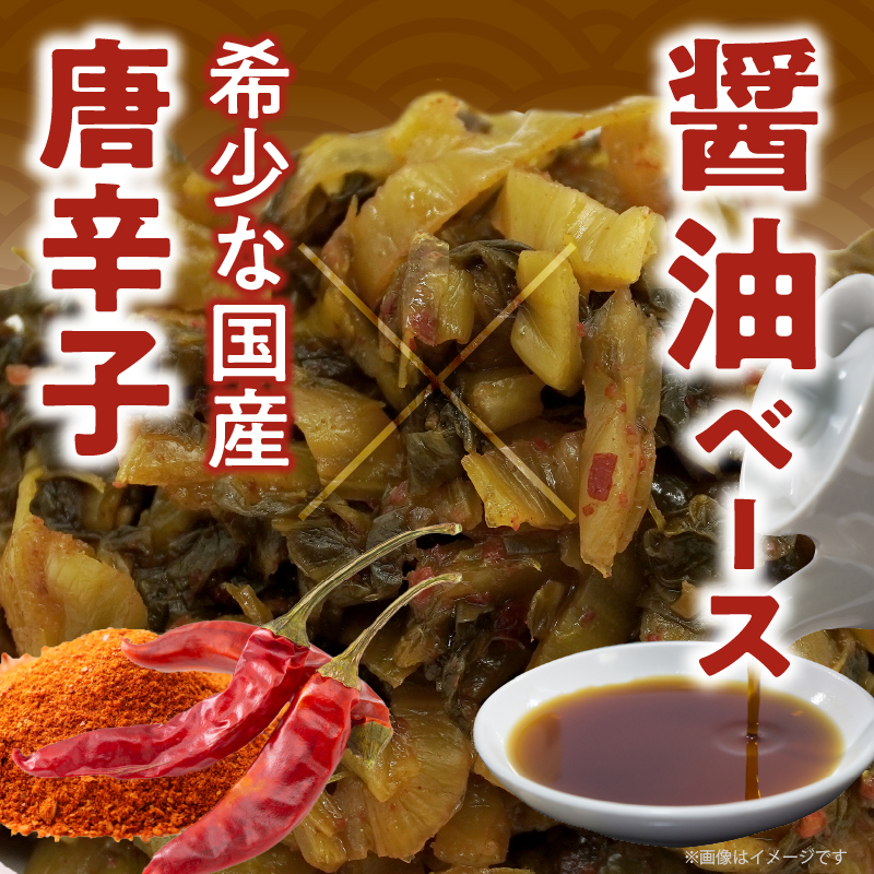 ＼ポスト投函／ピリ辛高菜 計1袋 (150g)_T025-022【漬物 おかず 野菜 加工品 国産 人気 ギフト おかず 食品 つけもの 和食 ご飯 贈り物 送料無料 プレゼント】