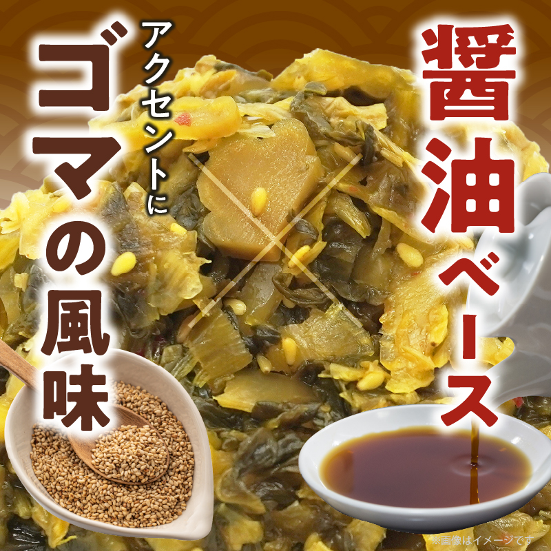 ＼ポスト投函／旨ごま高菜＆ピリ辛高菜セット 計2袋(各120g)_T025-026【漬物 おかず 野菜 加工品 国産 人気 ギフト おかず 食品 つけもの 和食 ご飯 贈り物 送料無料 プレゼント】