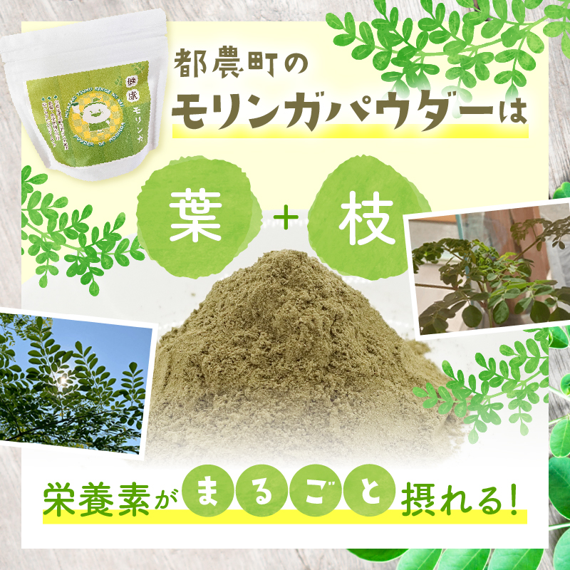≪スーパーフード≫モリンガパウダー計120g_T033-001【健康 粉末 パウダー 加工品 国産 人気 ギフト 食品 スーパーフード 栄養 植物 贈り物 送料無料 プレゼント】
