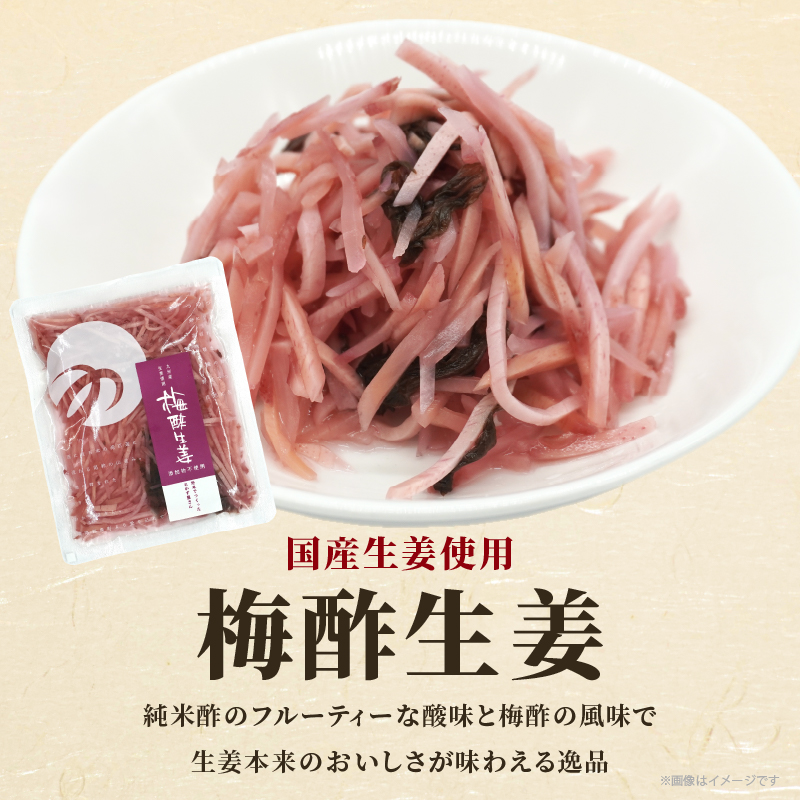 ＼ポスト投函／梅酢生姜100g_T037-0101【おかず 漬物 野菜 加工品 国産 人気 ギフト 食品 つけもの おつまみ ご飯 贈り物 送料無料 プレゼント】