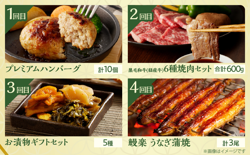 ≪12か月お楽しみ定期便≫都農町定期便(梅) _T999-0083【肉 加工品 デザート 国産 人気 ギフト 食品 自家製 簡単調理 贈り物 お土産 送料無料 プレゼント】