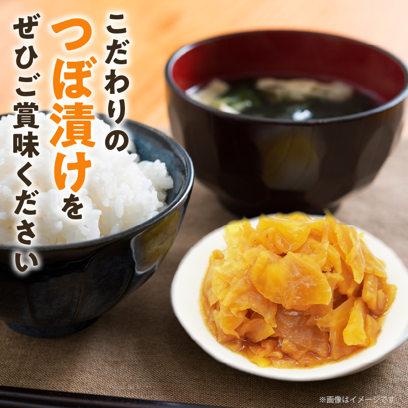 ＼ポスト投函／つぼ漬け 計1袋 (200g)_T025-025【漬物 おかず 野菜 加工品 国産 人気 ギフト おかず 食品 つけもの 和食 ご飯 贈り物 送料無料 プレゼント】