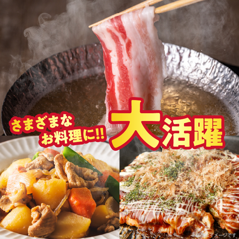 宮崎県産豚バラしゃぶしゃぶ（計1.5kg）_T025-043【肉 豚 豚肉 おかず 国産 人気 ギフト 食品 お肉 焼肉 贈り物 お土産 送料無料 プレゼント】