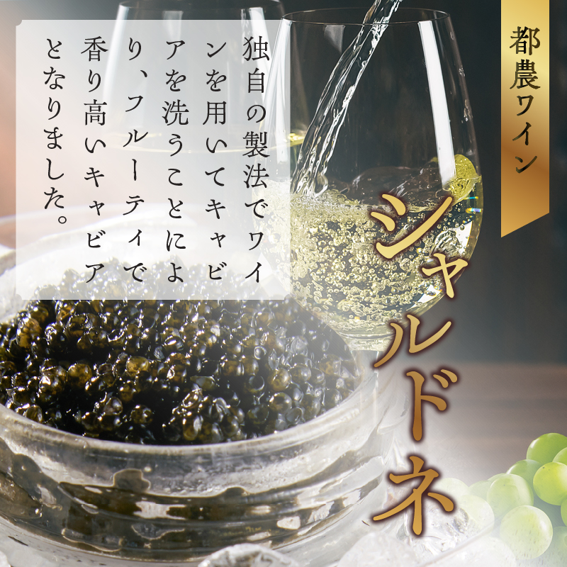 【2週間以内発送】都農ワインキャビア(計20g)_T047-0031【魚 魚介 魚卵 国産 人気 ギフト 食品 おかず 魚介 加工品 お土産 贈り物 送料無料 プレゼント】