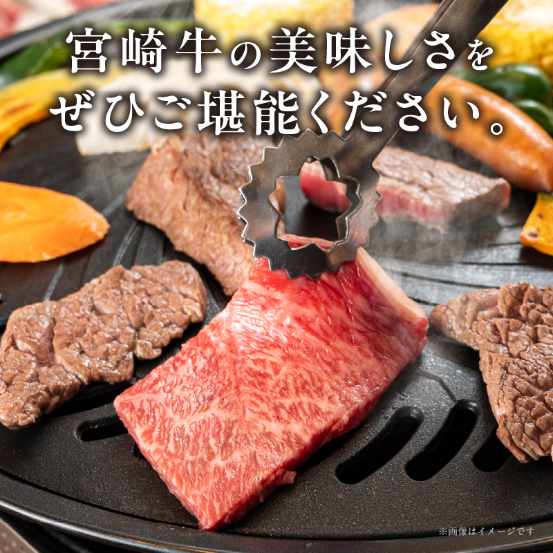 宮崎牛ロース(焼肉用)計400g_T050-0031【肉 牛 牛肉 国産 人気 ギフト 食品 おかず お肉 焼肉 BBQ 贈り物 送料無料 プレゼント】