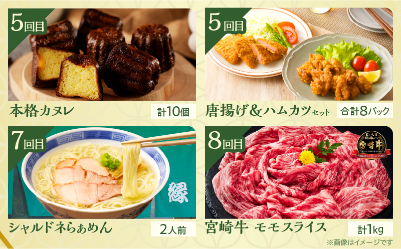 ≪12か月お楽しみ定期便≫都農町定期便(竹) _T999-0093【肉 加工品 デザート 国産 人気 ギフト 食品 自家製 簡単調理 贈り物 お土産 送料無料 プレゼント】