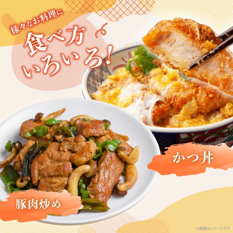 ≪宮崎ブランドポーク≫ロース(トンテキ・とんかつ用)計1.5kg_T023-0121【肉 豚 豚肉 国産 人気 ギフト 食品 おかず お肉 すき焼き BBQ 贈り物 送料無料 プレゼント】